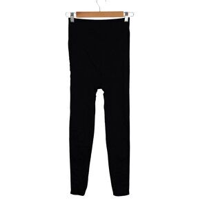 Blanqi Everyday Black High-Waisted Belly Support Maternity Leggings Size M‎
